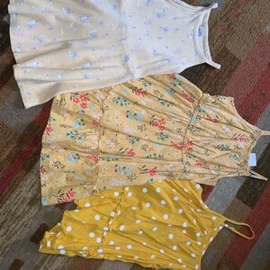Yellow Floral Kids Dress